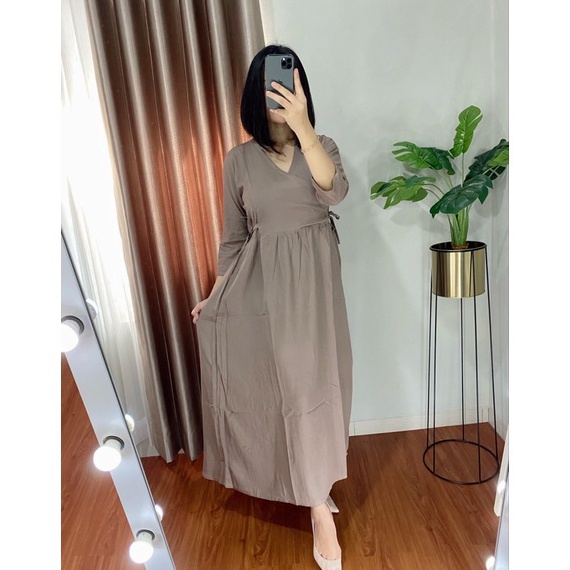 [PROMOZAA5] READY STOCK Kimono Panjang Hijab Frendly Busui Frendly Daster Rayon Kekinian - TERSEDIA 