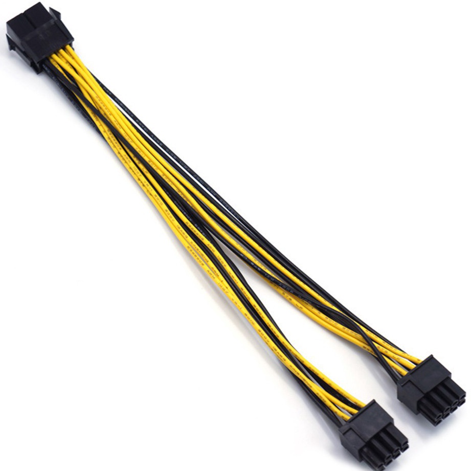 ➫➻❀✺ Kabel VGA 8 pin Female to dual 8 pin PCIE (6+2) Male kabel PCIE VGA Buruan Beli