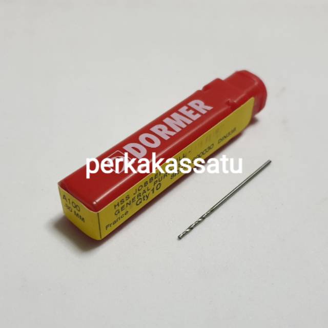 MATA BOR BESI DORMER 0,8MM 0.8MM HSS DRILL 0.8 0,8 MM