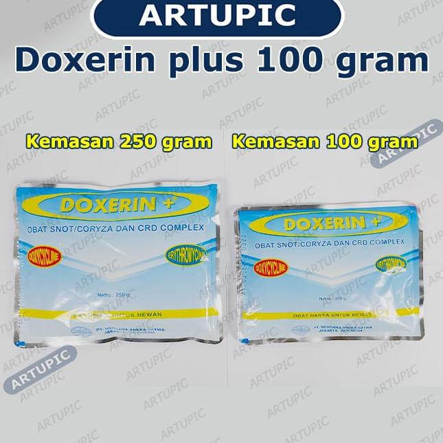 Trending Doxerin Plus 100 Gram Obat Unggas Ayam Snot Coryza Crd Pernafasan Complex Mensana Artupic