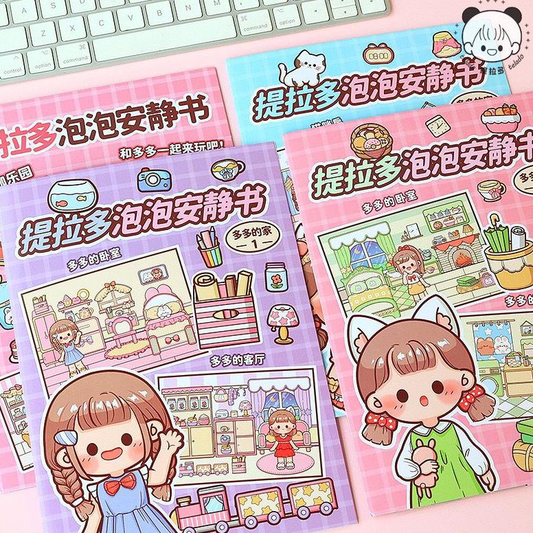 

New Arrivals Buku Stiker Quite Book Telado Dodojam Bubble Sticker 3D Home Diy Ftp