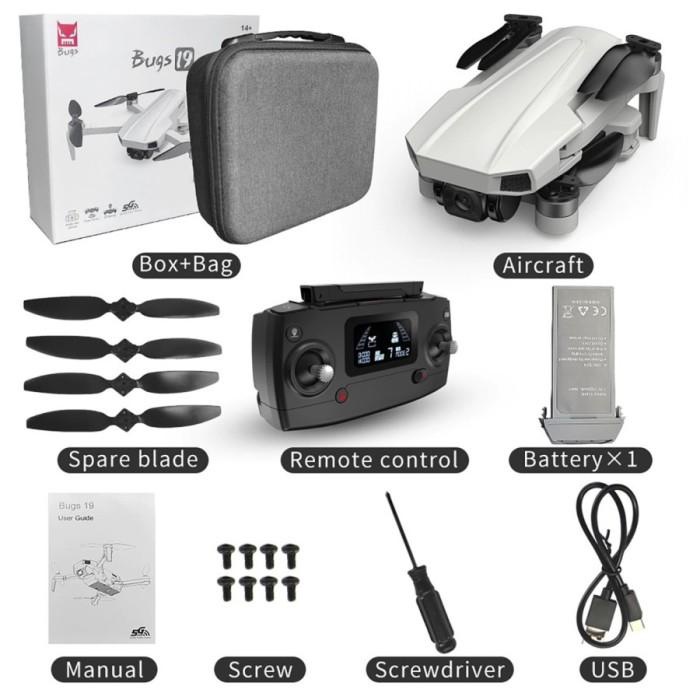 TERLARIS - DRONE MJX BUGS 19 EIS B19 2.5K GPS WITH 5G GPS WIFI MINI DRONE CAMERA