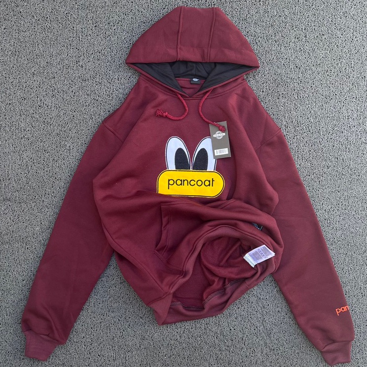 ✨12.12✨ PANCOAT - Sweater Hoodie (Bordir) Full Tag / Hoodie Dewasa Size M-XL Pria&Wanita !!!