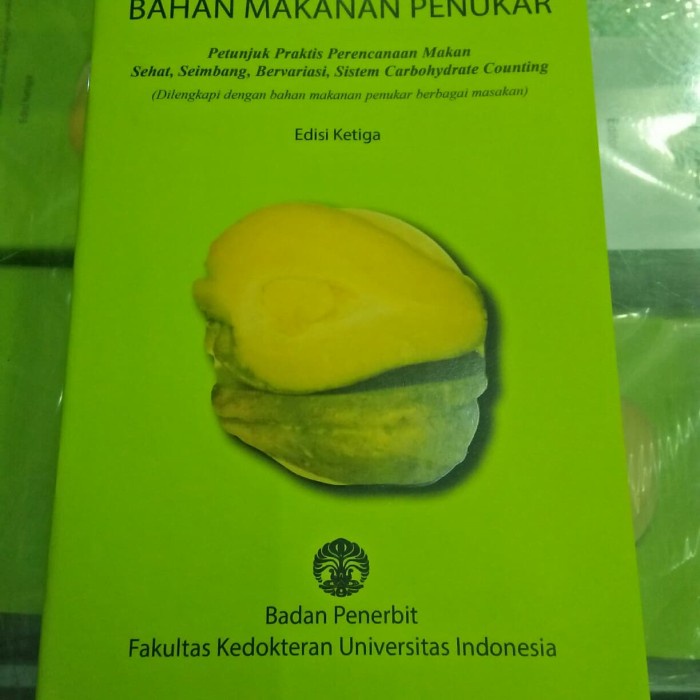 Terlaris Ense Buku Daftar Bahan Makanan Penukar Ori