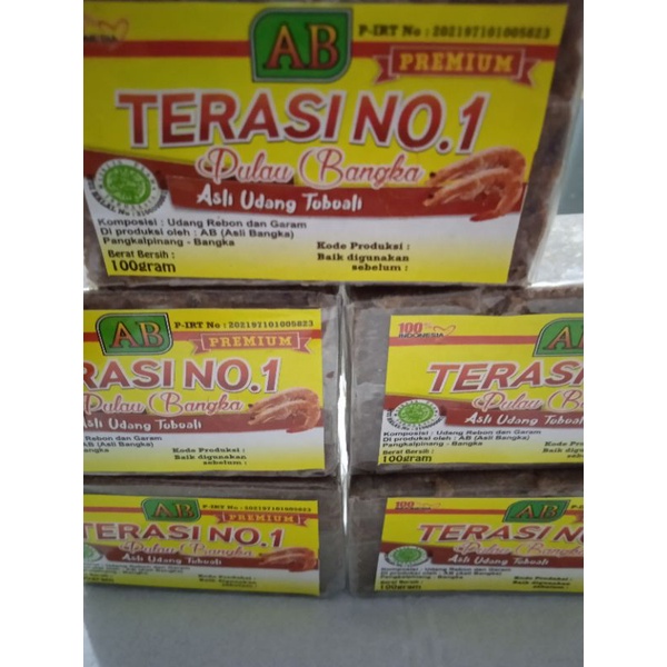 

Terasi Ab No. 1 Pulau Bangka 500 Gram