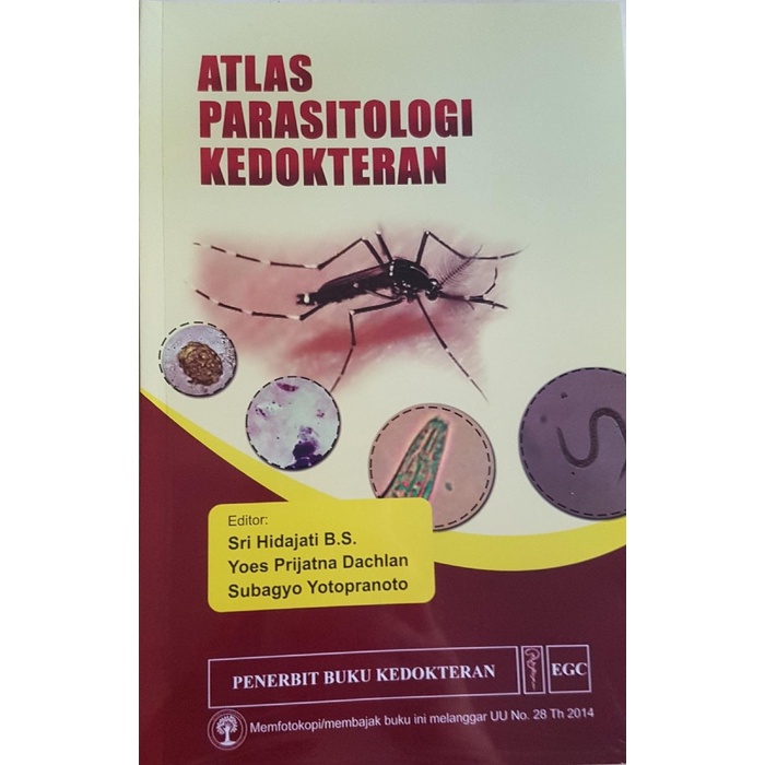 Terlaris [Original] Atlas Parasitologi Kedokteran - Sri Hidajati