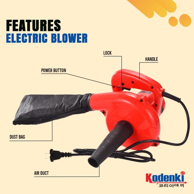 Kodenki Ebp101 Mesin Hand Blower Tangan Elektrik Alat Tiup Peniup Debu