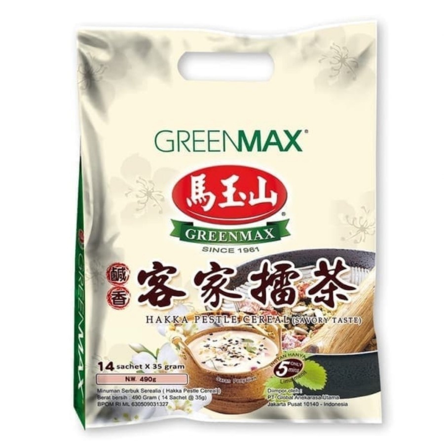 

Greenmax Hakka Pestle Cereal (Savory Taste) Sereal Sehat Kacang2An