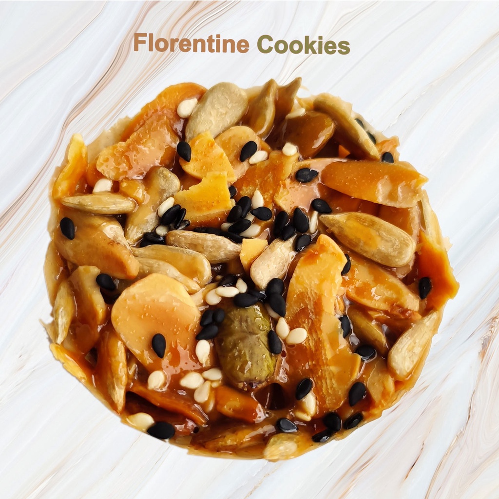 

Florentine Cookies / Crispy Xed Nuts Florenta Kue Kering Toples 500 Gr