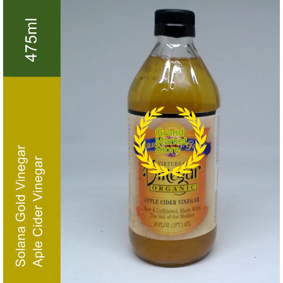 

Cider Vinegar Organic Solana Gold Cuka Apel / Solana Cuka Masak