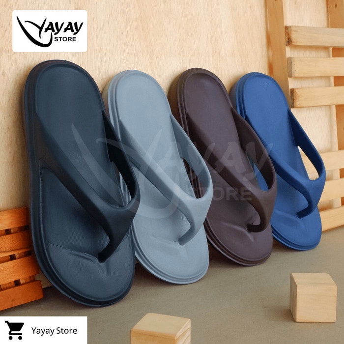 SALE Sendal Jepit Pria Full Karet/Sandal Jepit Pria Polos Empuk Anti Slip