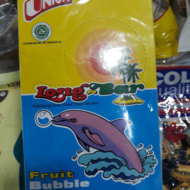 

Permen Karet Long Bar Fruit Bubble Gum