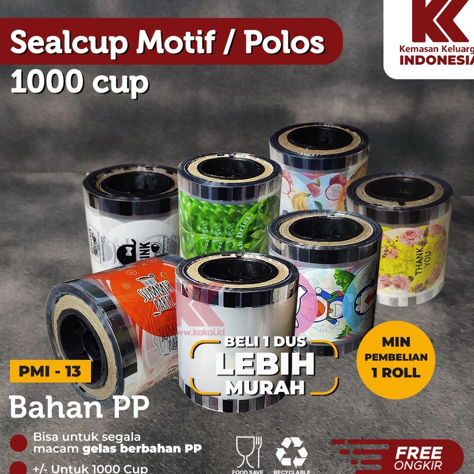 ・ Ig Sealcup 1000 / Cup Sealer 1000 @1roll g Special Edition Paling Popular.