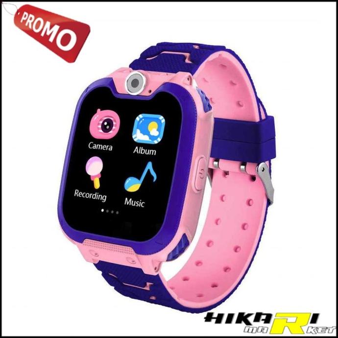 Jam Imo Warna Pink / Jam Tangan Anak Pintar Smart Phone Watch Skmei