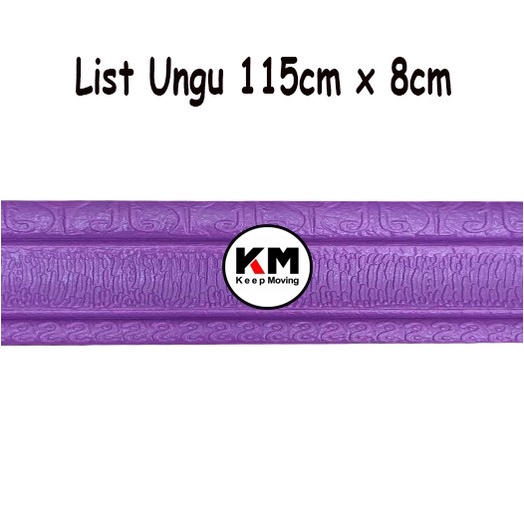 [Wall] Km Wallpaper List Ungu Wall Paper List Foam 3D Wallborder Foam [Lucu]