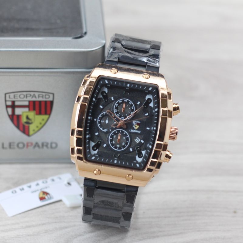 Jam tangan leopard ORI tanggal garansi