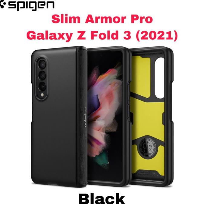 Original Spigen Slim Armor Samsung Z Fold 3 Fold3 Casing Cover Ori