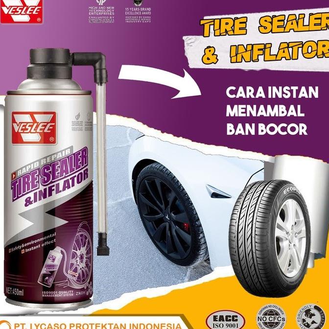 VESLEE TIRE SEALER & INFLATOR | Tambal Ban Bocor