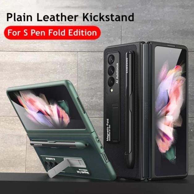 CASE SAMSUNG GALAXY Z FOLD3 5G FOLD 3 MAGNETIC KICKSTAND S PEN HOLDER
