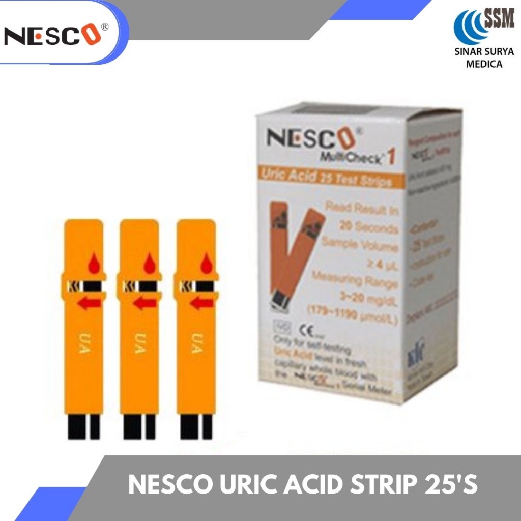 Strip Nesco asam urat / strip tes asam urat / nesco