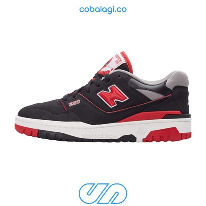 New Balance 550 Black Red ORIGINAL RESMI BNIB NB550