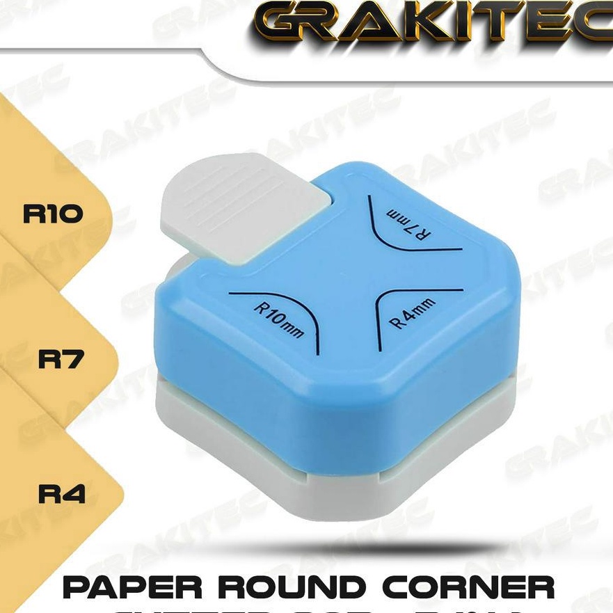 

[X13㊛/P㊠> Round Corner Cutter 3 in 1 Pemotong Sudut Corner Puncher Rounder Siku Pemotong Ujung Kertas Plastik pembolong kertas/ terrviral..!