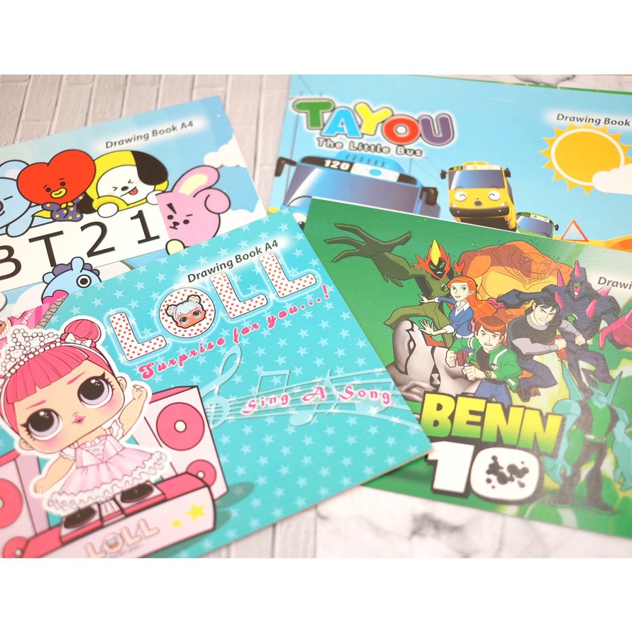 

[L♫➸.FP) (5 Piece) Buku Gambar Anak Anak A4 /tervirall!