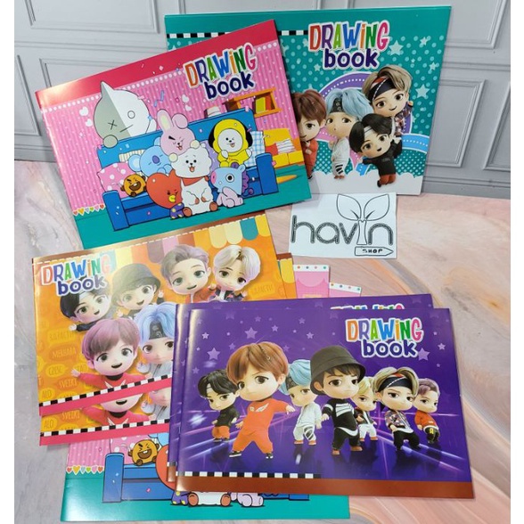 

(T12㊛/H✔] (10pc) buku gambar ukuran A4/(5pc) A4 SIDU- tervirall..