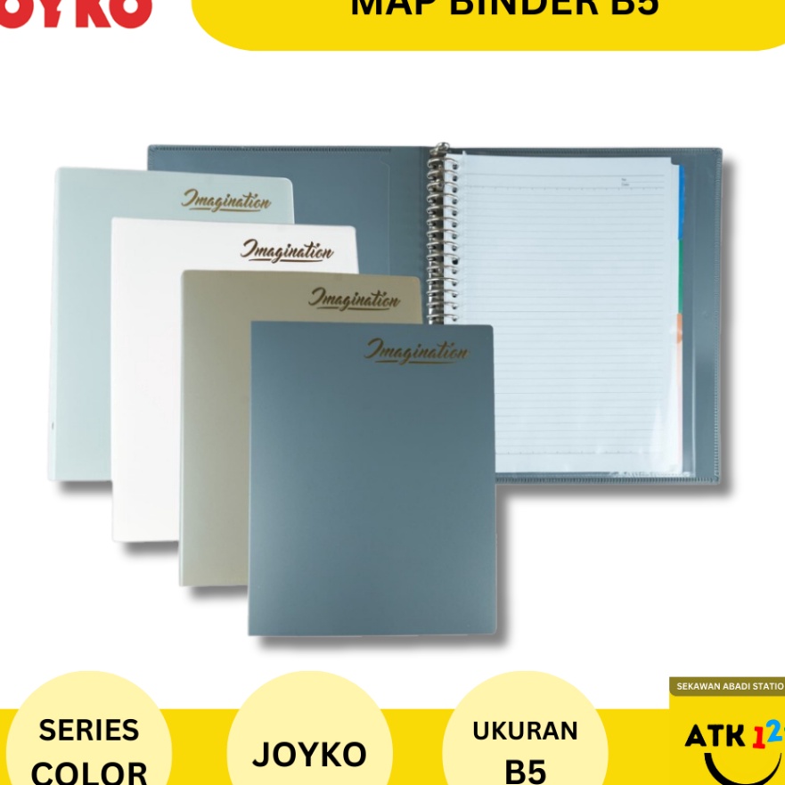 

[☼ T❦9L) Map Binder / Buku Binder / Binder Kuliah Ukuran B5 Campus/ supeer.keren..
