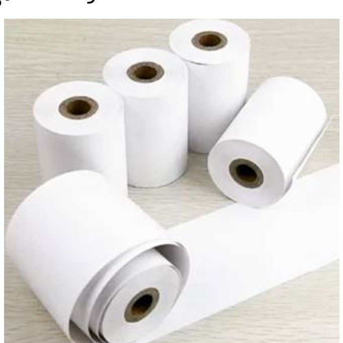 

[♥ L✓XZ) Okay Kertas thermal 58x40mm cocok untuk mini printer kasir ppob per 5 roll/ trendings..!