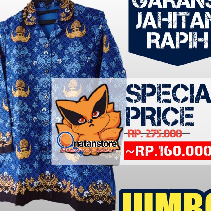 [➸❤3.PL] ukuran jumbo / baju korpri terbaru 2022 / baju korpri pria / baju korpri wanita / seragam k