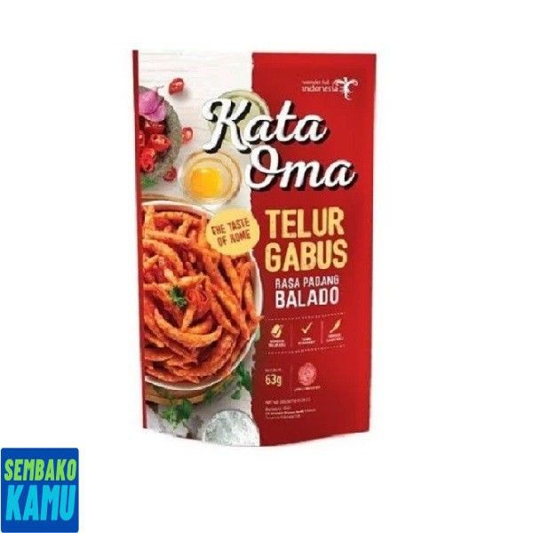 

Kata Oma Telur Gabus Balado Pouch 63 gr