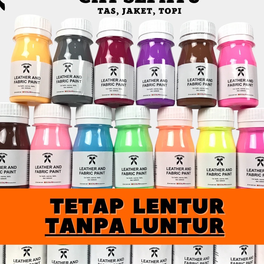 

(HI➛.1❤) REPAINT CAT SEPATU TAS Leather dan Pabric Paint Acrylic 20ml 40ml Cat Kanvas Cat Kain Cat Kulit Cat Sol Sepatu Cat Lukis Jaket akrilik Not Angelus - Svmmerinkaamanah..
