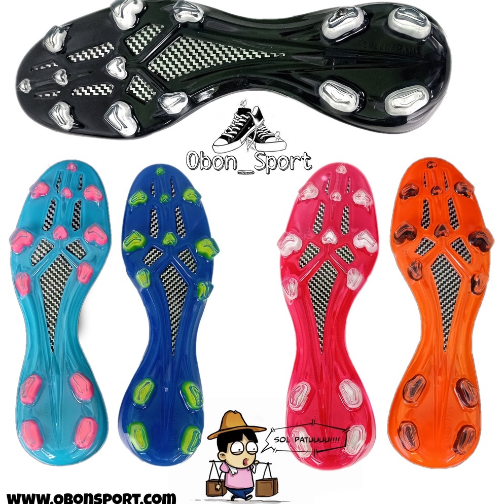 Sale.. Sol Sepatu Sepak Bola - Bawahan Sepatu Bola Pull Bola Motif Karbon