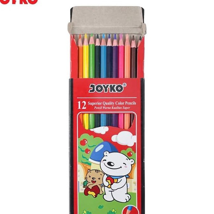 

[☛ D➸1B) Pensil Warna Joyko CP-12PB Color Pencils [12 Warna]/ viral.!!