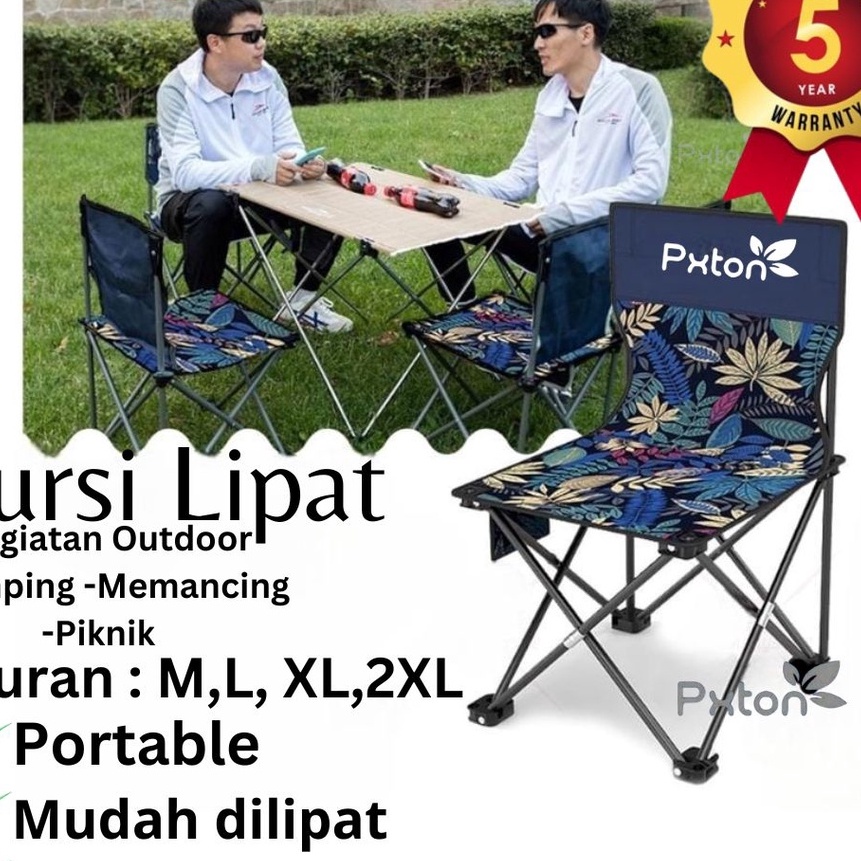 (XE✓.X☼> PXTON - Kursi Lipat Camping  Outdoor Portable Kursi Gunung / Bangku LIPAT / kursi murahviir