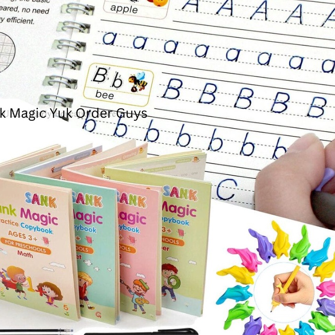 

[㊠U☆Y-W) Sank Magic Practice 1 Set Isi 4 Buku + Pulpen/Set Buku Ajaibpaliing.laris.!
