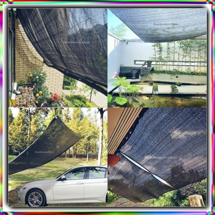 Terlaris Paranet Nylon Nilon Shade Net Rate 75% List Mata Ayam