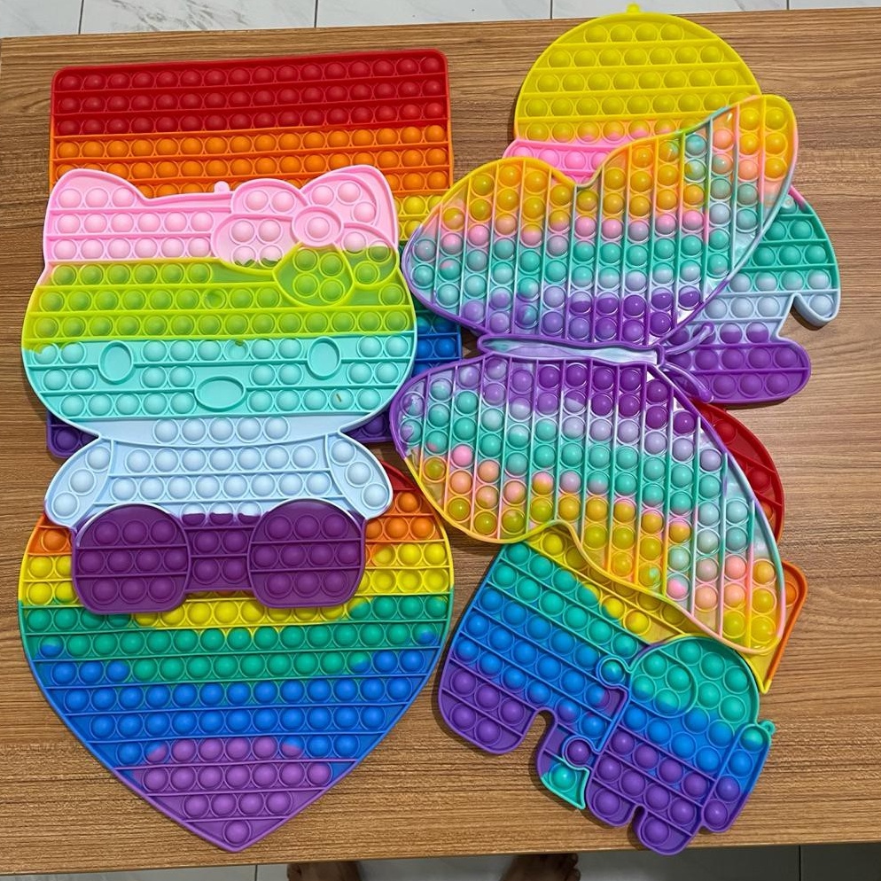 HARGA SPESIAL [semuajual ] Mainan Pop It Jumbo Murah / Fidget Push Pop It / Popit Jumbo Murah