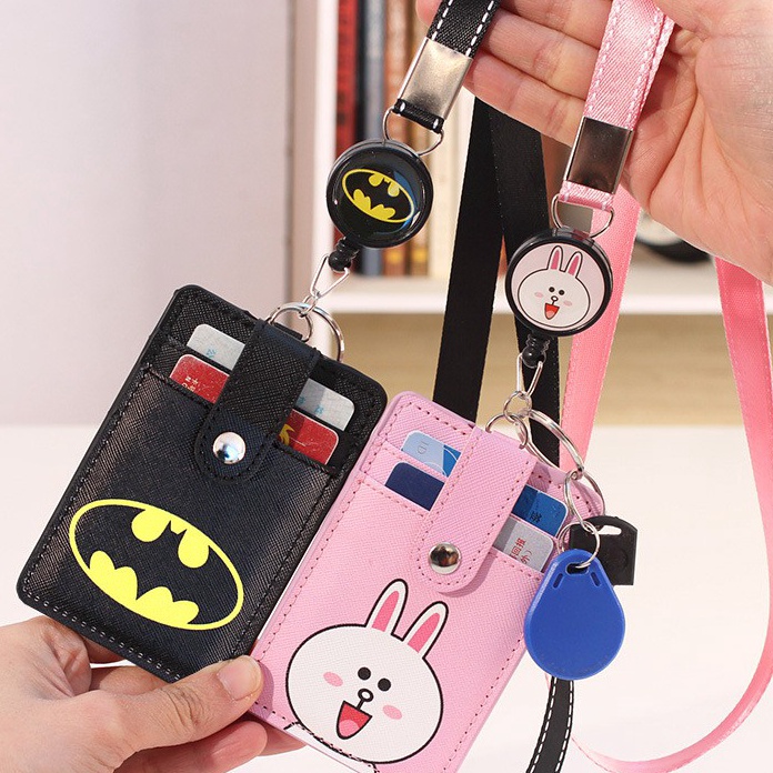 

(☎ P♫DC] 2414 Name Tag/ID Card Holder/Gantungan Kartu Nama/Tali Id card Nama 3 Slot/ amanah!