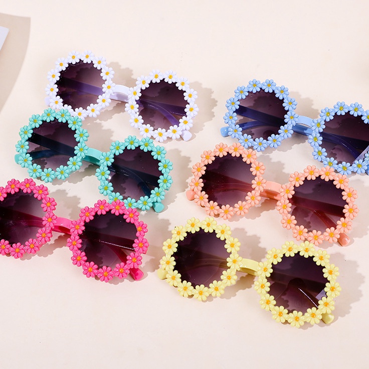 idFf4F9 NEW Kacamata anak motif floral /bunga