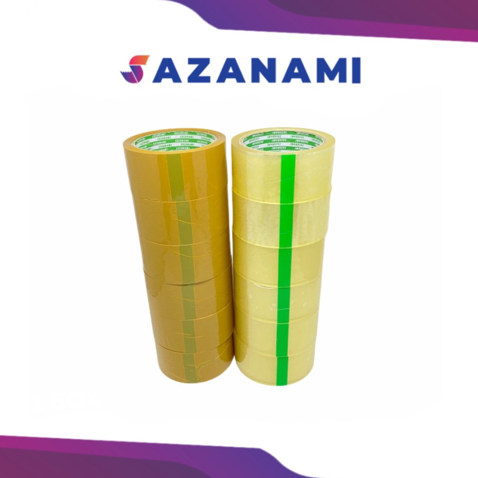 

WLKJ-76 LAKBAN BENING 2" 45MM X 72Y YARD SAZANAMI TAPE OPP LAKBAN COKLAT VPH