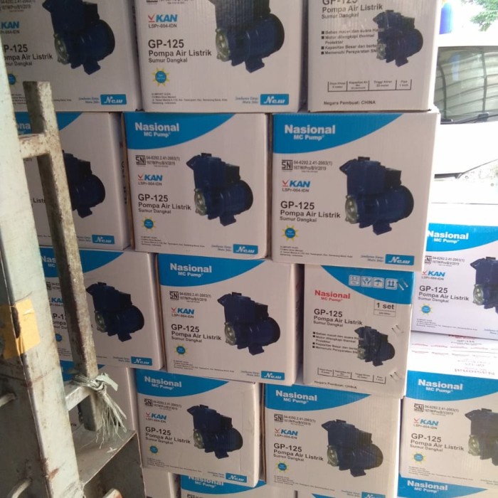 POMPA AIR NATIONAL 125/POMPA AIR NATIONAL 123/POMPA AIR MURAH