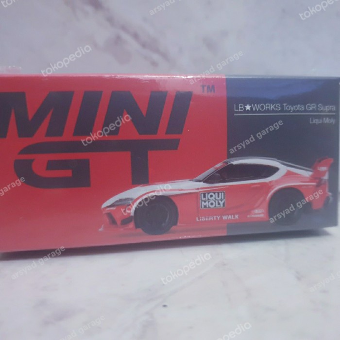 HOT SALE DIECAST MINI GT LBWK TOYATA GR SUPRA LOLY MOLY NO 290 1:64 TERBARU