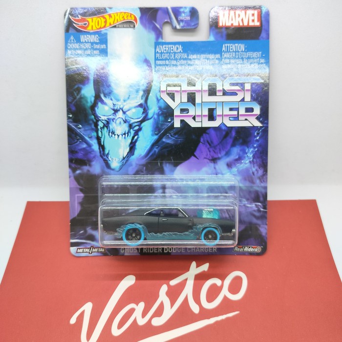 PROMO HOT WHEELS MARVEL GHOST RIDER DODGE CHARGER HOTWHEELS PREMIUM DIECAST TERLARIS
