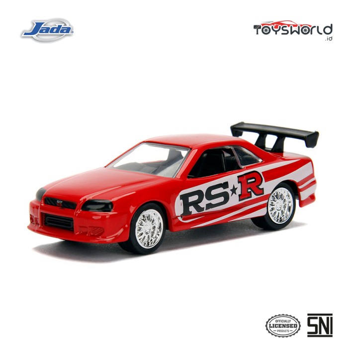 Jada JDM 1/64 2002 Nissan Skyline GT-R (BNR34)-Red
