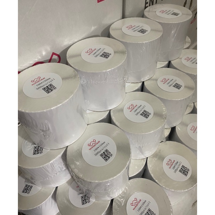 

DKKB3732 TERBARU Kertas Thermal Sticker/Label sticker thermal 100 x 150 MM Barcode UK A6 Murah