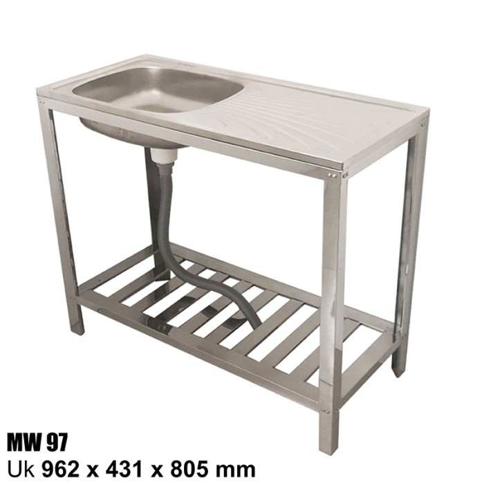 Bestseller Washtafel Wastafel Westafel Stainless Steel Kaki Mrdapur Mw 97