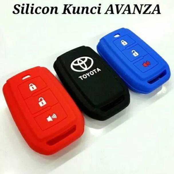 °Brf Silicon Silikon Sarung Kunci Remot Mobil Toyota All New Avanza 2012 - 2014 berkualitas q Produk