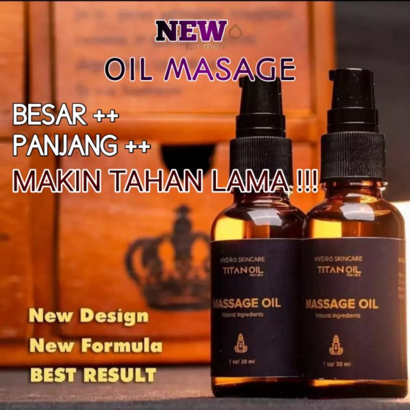 [PROMO]Titan oil massage pembesar Mr p permanen asli original BPOM